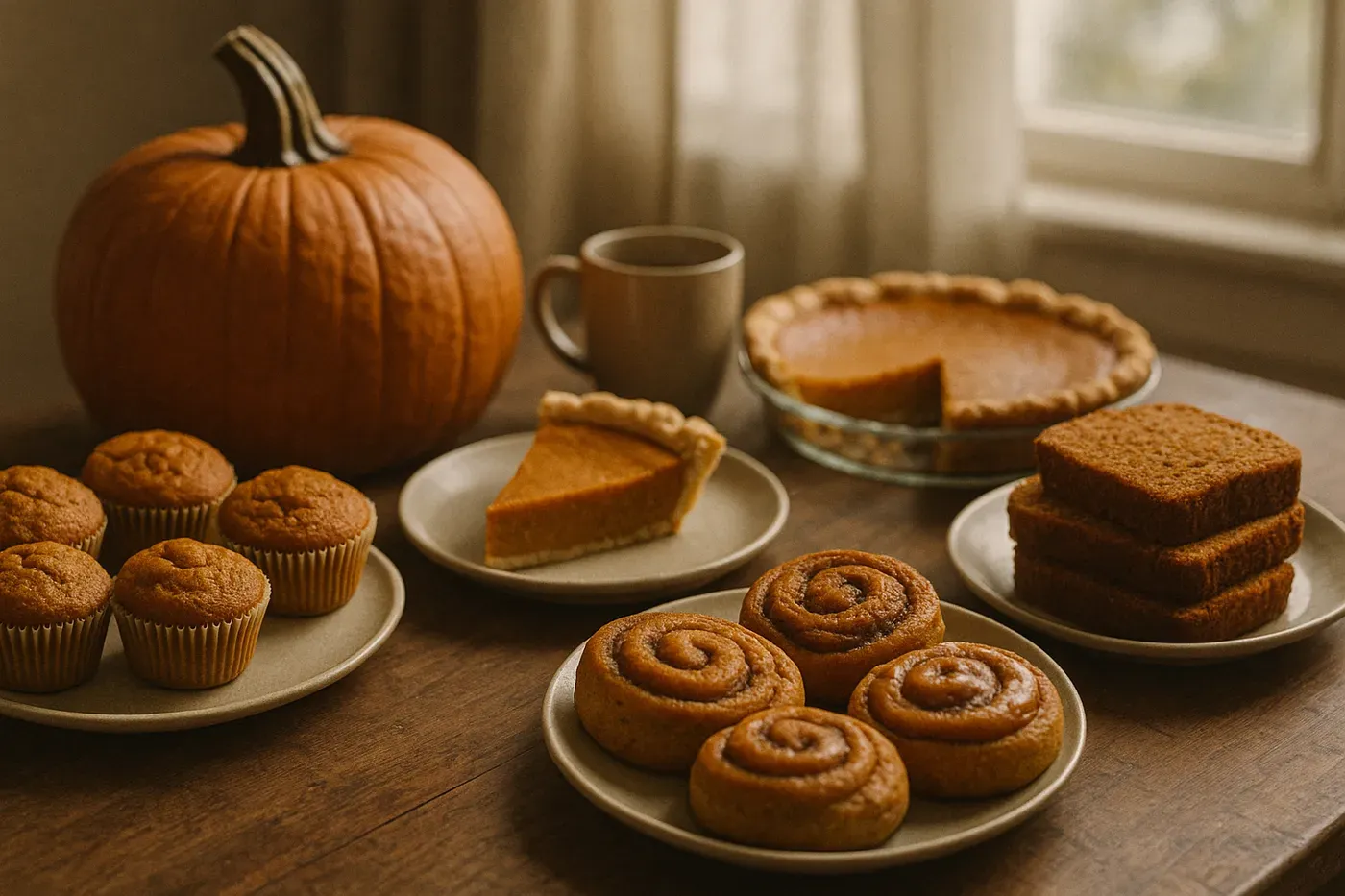 12 recetas dulces con calabaza para otoño