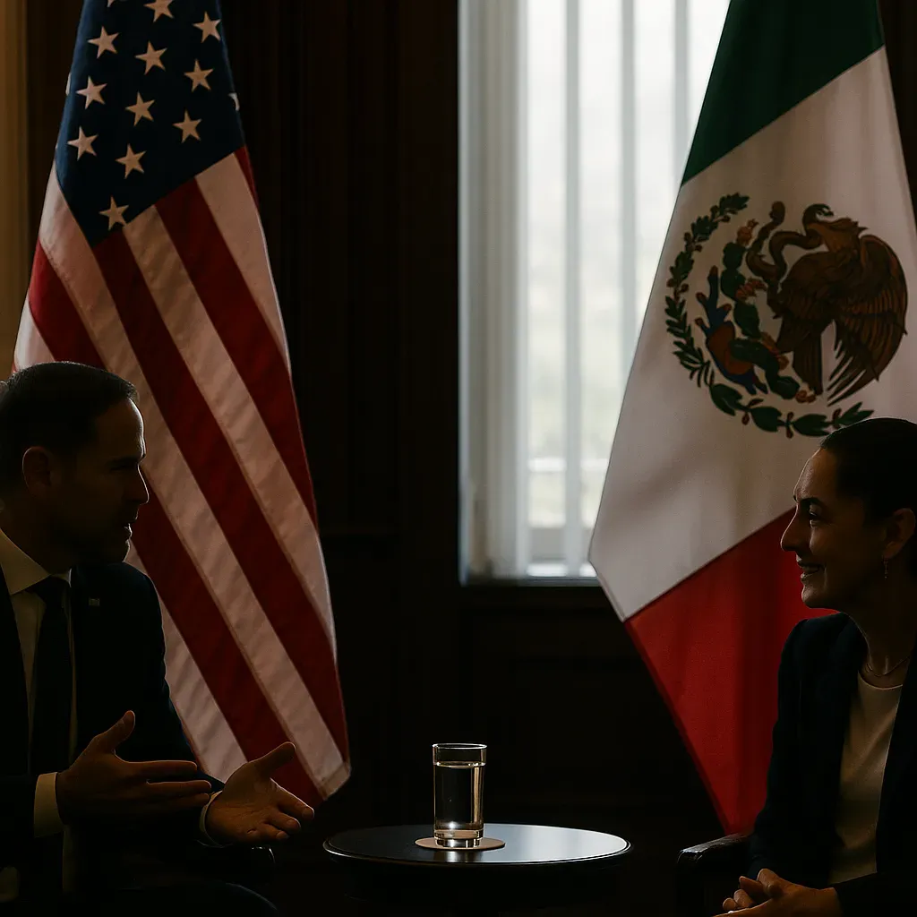 A pesar de Trump, Sheinbaum afirma: 'Reunión positiva con Rubio'