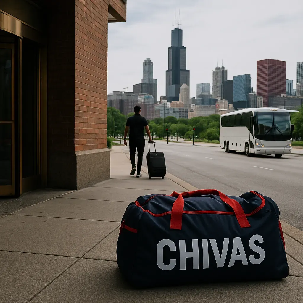¿A qué hora llega y dónde se quedará Chivas en Chicago?