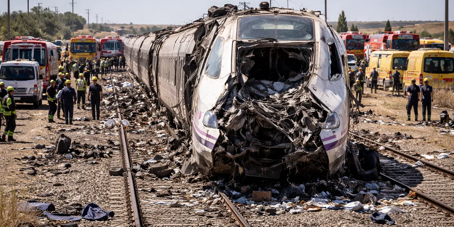Accidente ferroviario en Urda deja 69 muertos y decenas de heridos