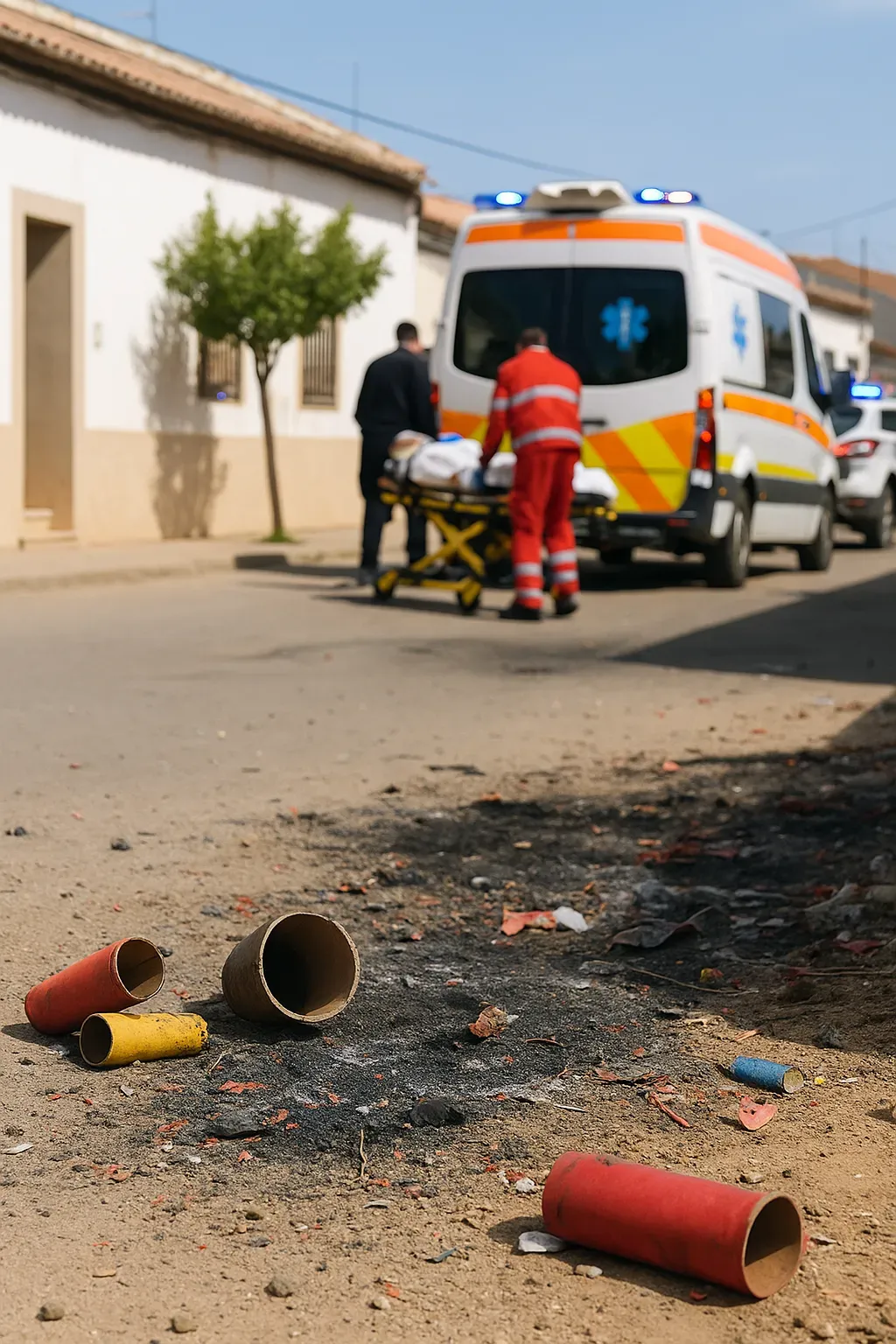 Accidente pirotécnico deja herido grave en Almadén