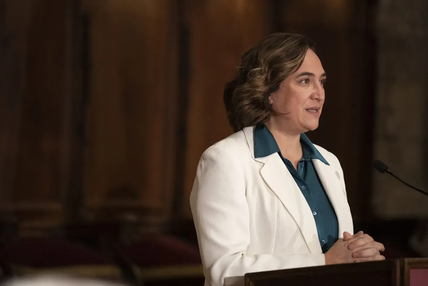 Ada Colau, salva el primer trámite de su presupuesto del año 2022