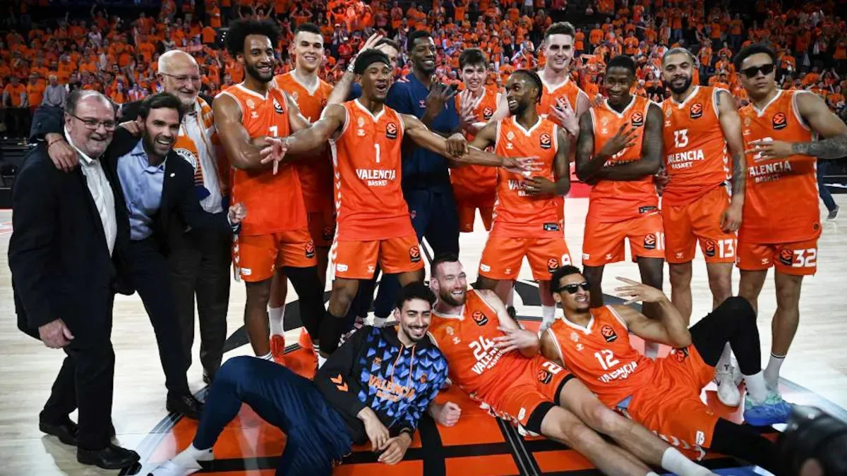 Alegría del Valencia Basket por la Final Four