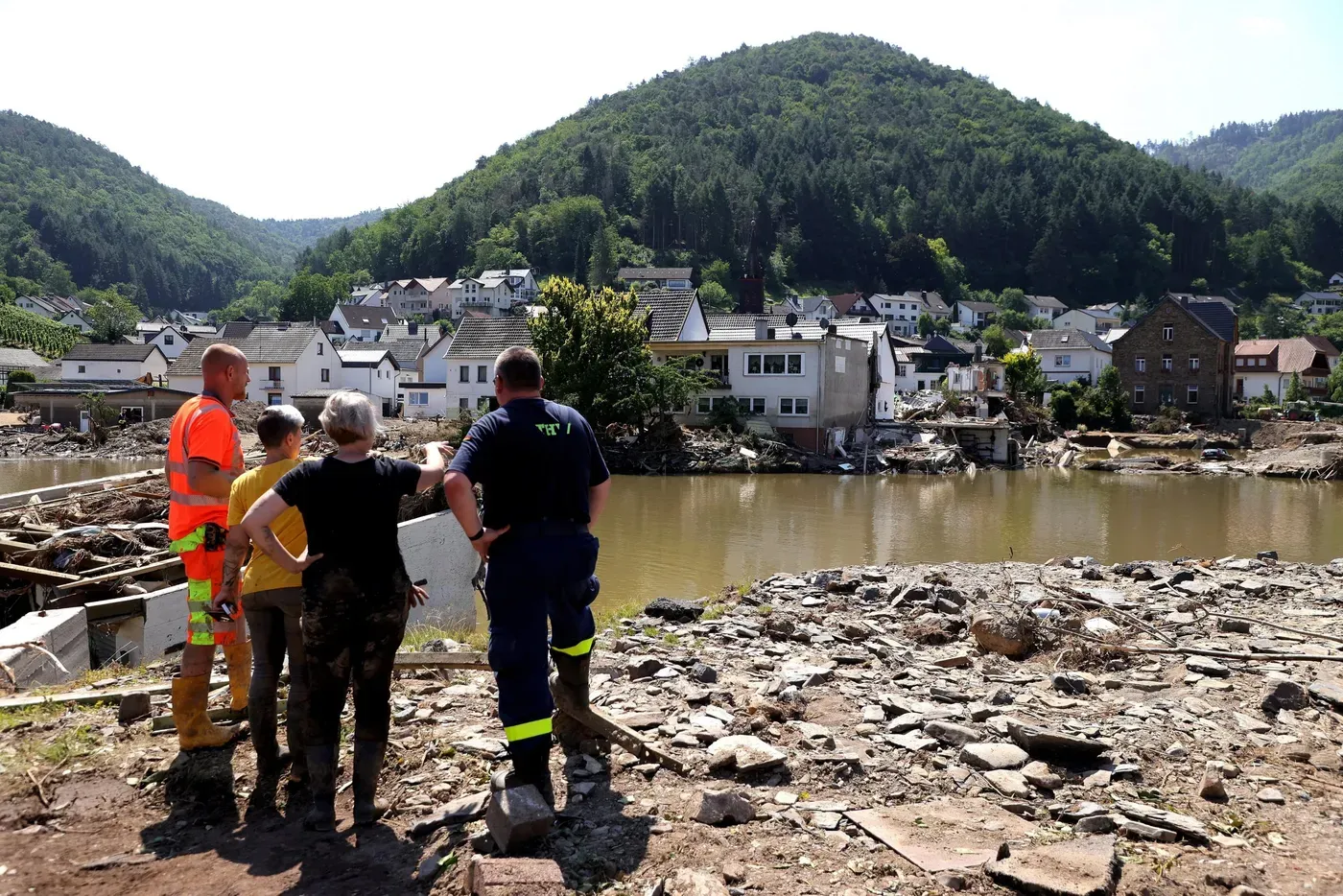 Alemania otorga 200 millones de euros en las áreas devastadas