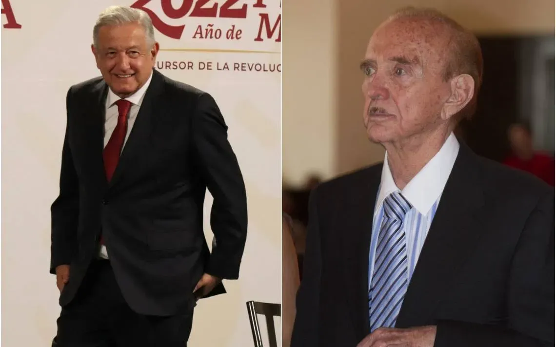 AMLO lamenta la muerte de Rogerio Azcárraga, fundador de Radio Fórmula