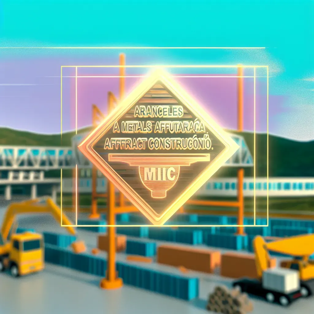 Aranceles a metales afectarán construcción: CMIC