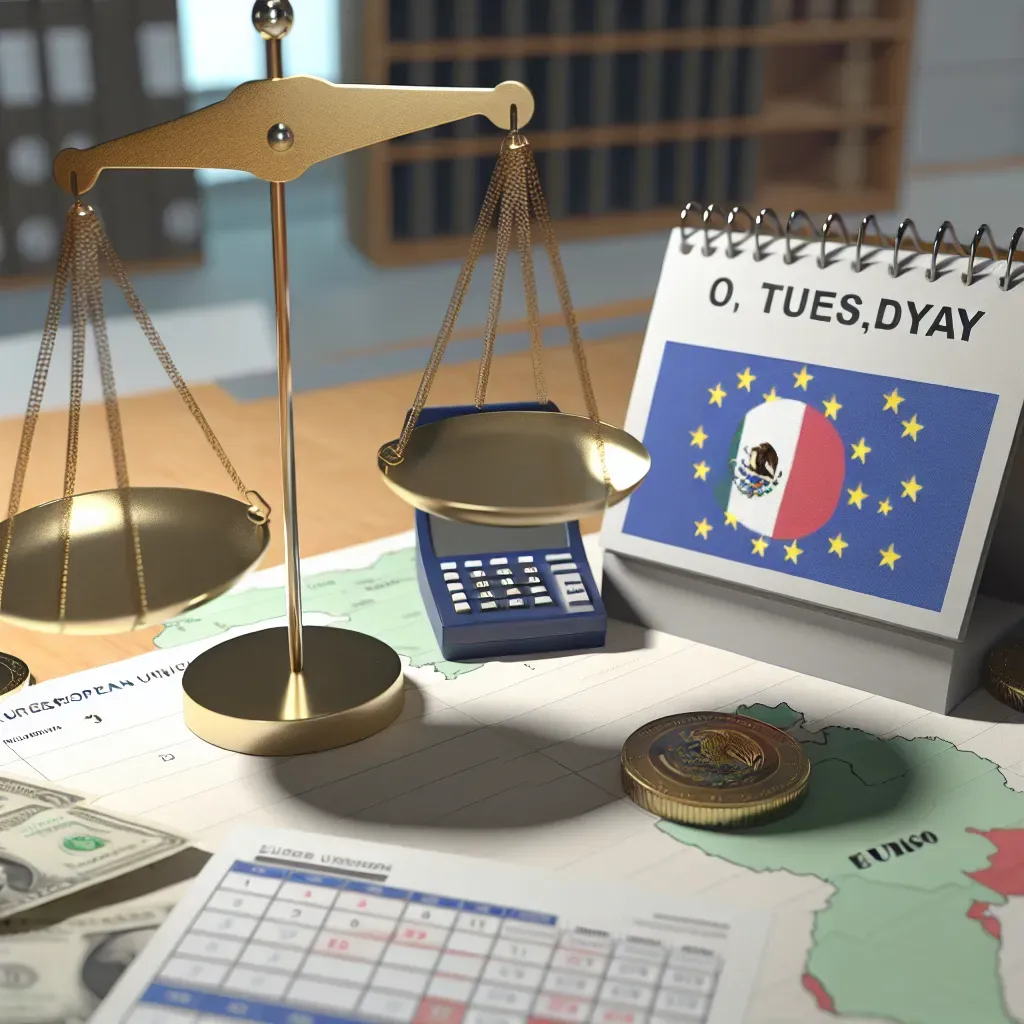 Aranceles de la UE a México comenzarán el martes.