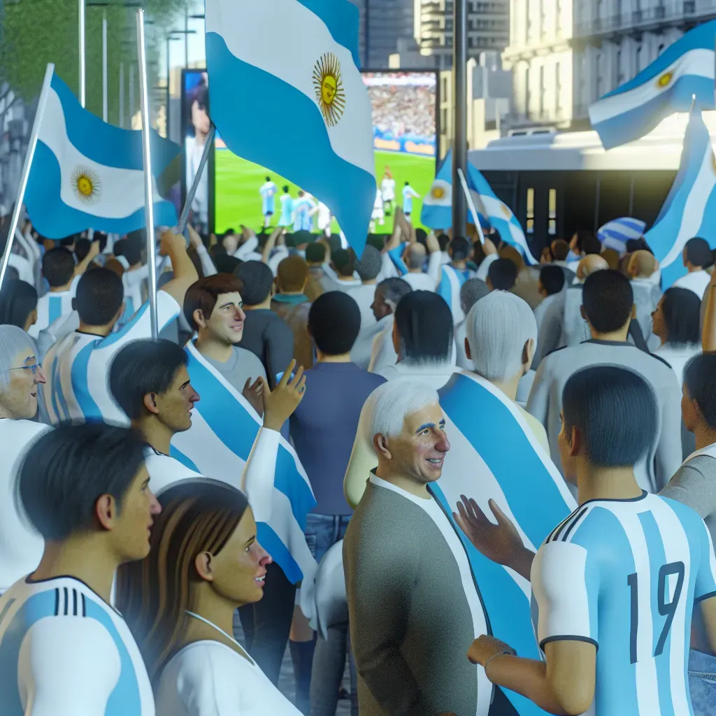 Argentina celebra su pase al Mundial 2026.