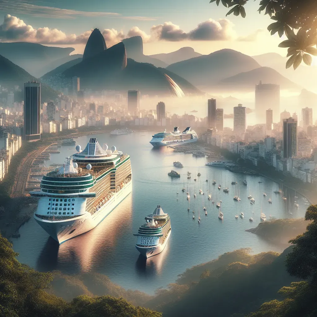 Artania y Seven Seas Splendor en Río.