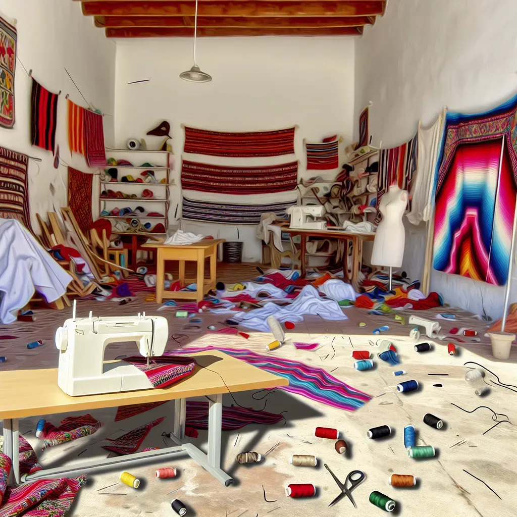 Atacan a un taller de costura en Oaxaca.