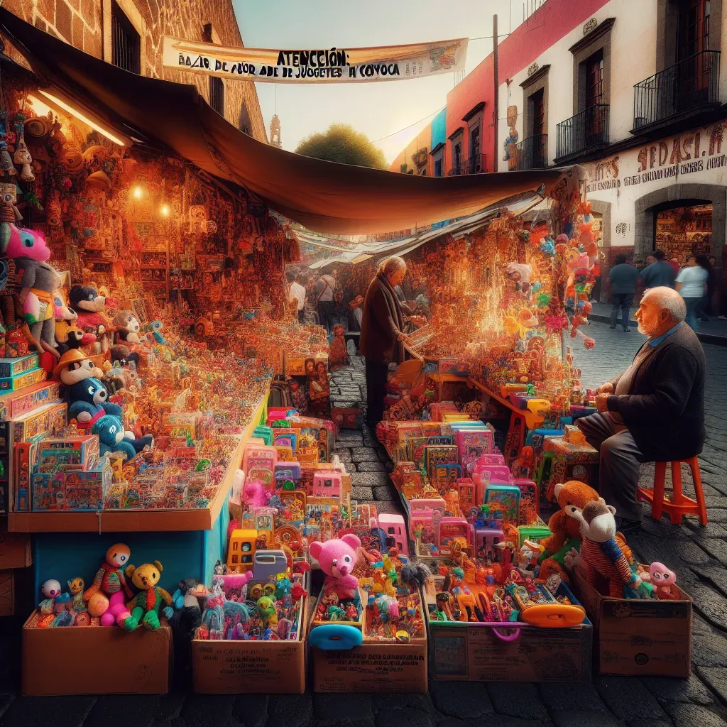 Atención: Bazar de juguetes en Coyoacán