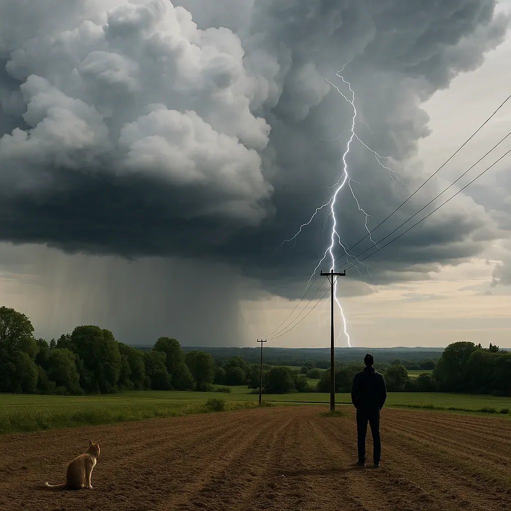 Avisan sobre tormentas eléctricas en México-Inglaterra.
