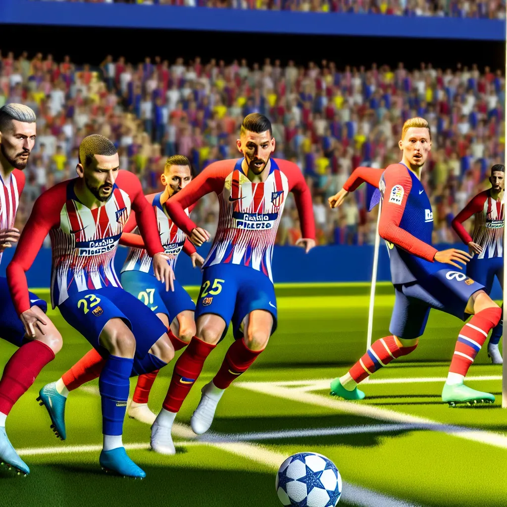 ¡Barcelona y Atlético empatan en semifinal apasionante!