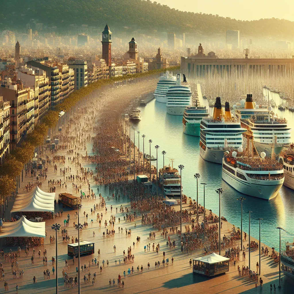 Barcelona y su puerto logran hito en turismo de cruceros.