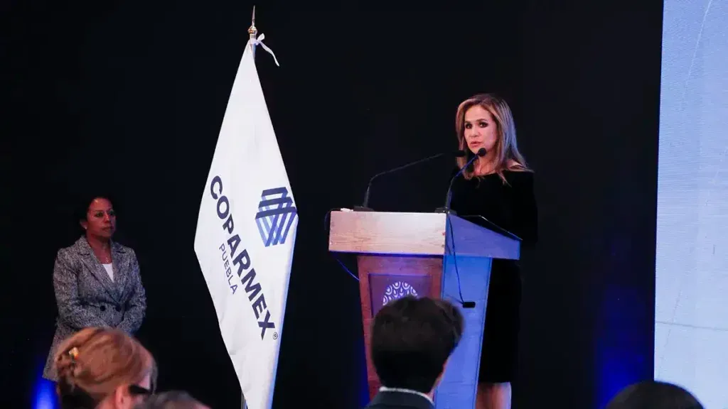 Beatriz Camacho, presidenta de Comparmex Puebla.