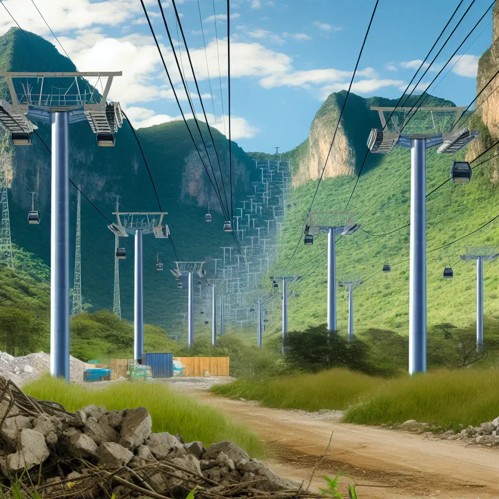 Bedolla inicia obras del teleférico en Michoacán