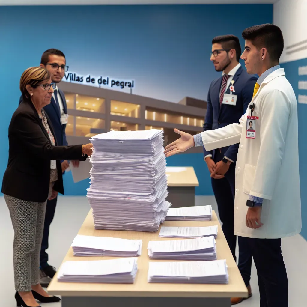 Bedolla presenta 40 mil firmas al IMSS para nuevo hospital en Villas Del Pedregal.