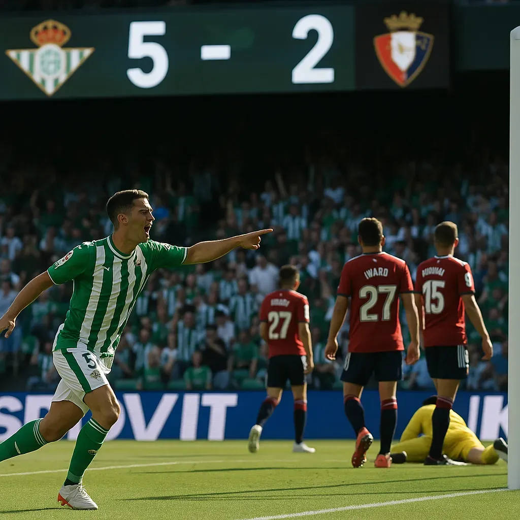 Betis 5-2 Osasuna | Highlights