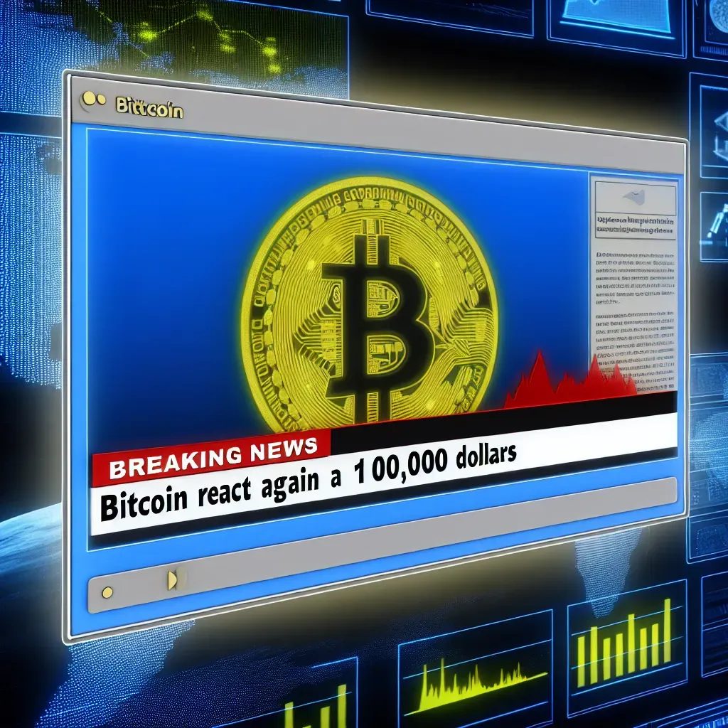 Bitcoin vuelve a alcanzar 100,000 dólares