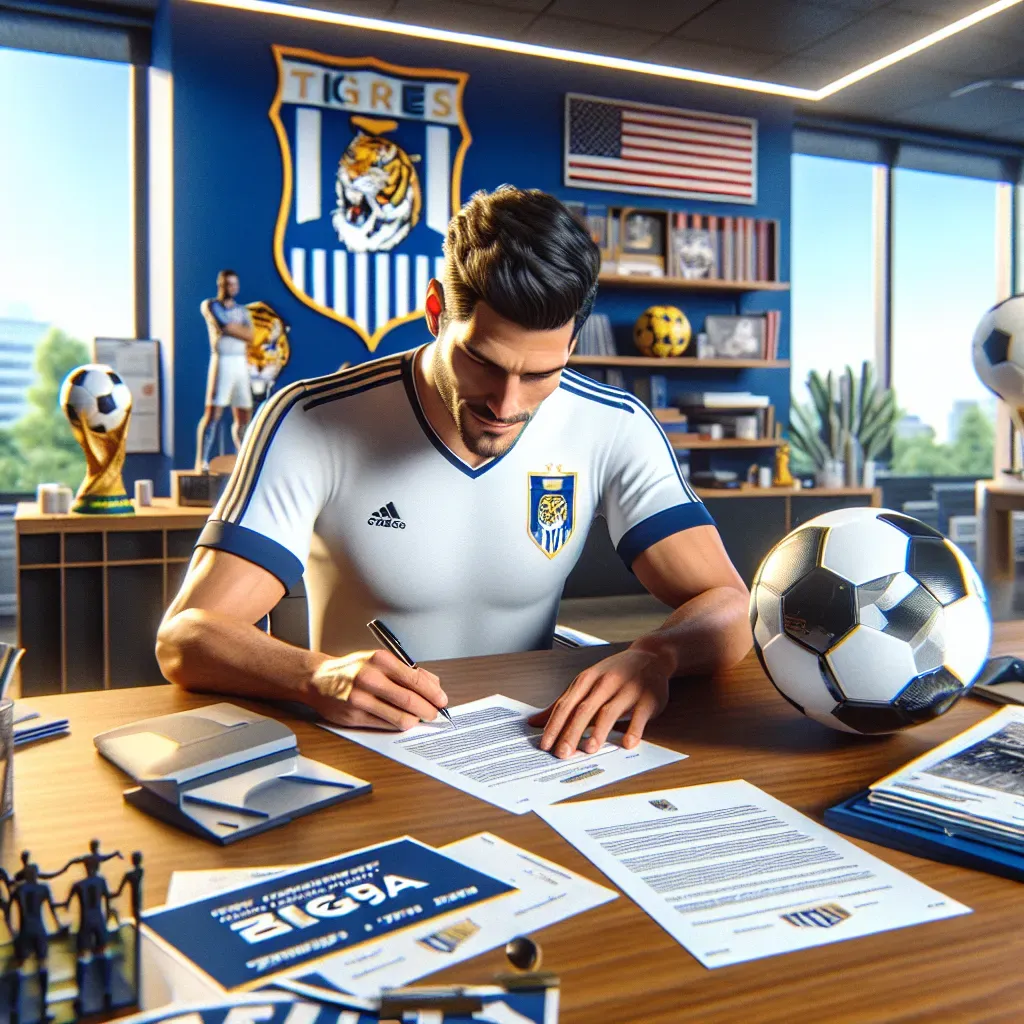 Borja firma con Tigres en Mundial.