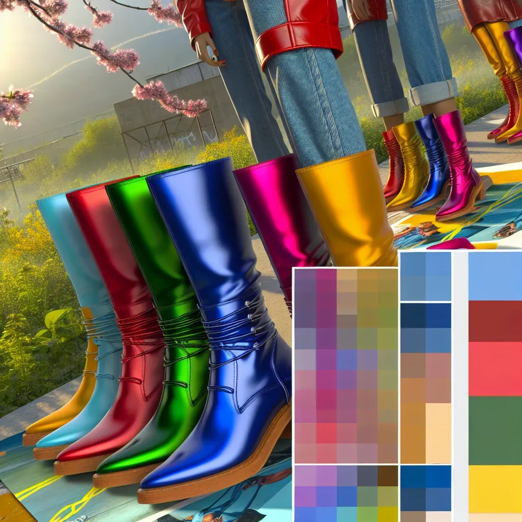 Botas de colores regresan para Primavera-Verano 2025