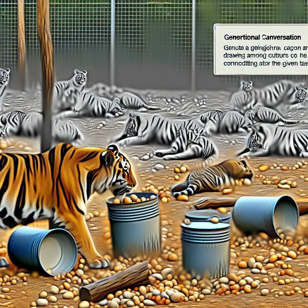 Cachorros de tigre: conversación generacional sobre dibujo.