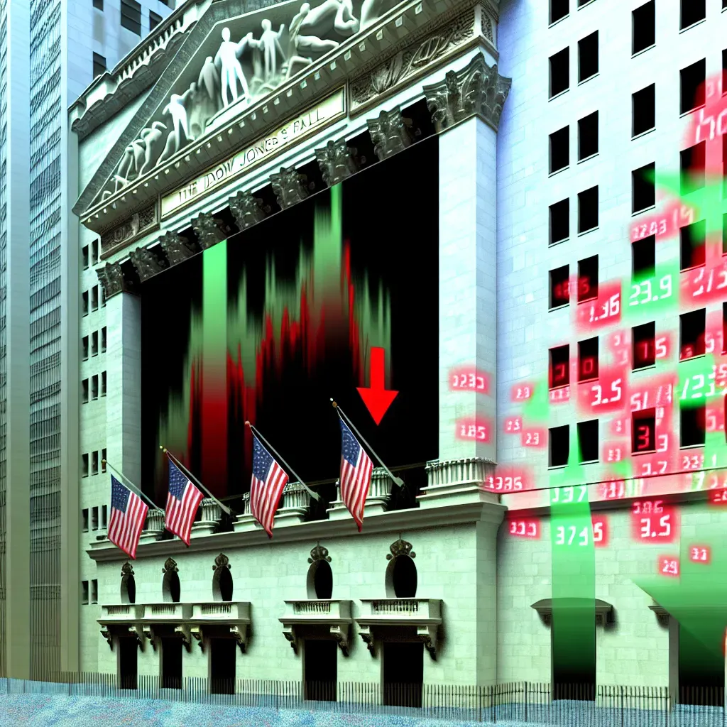 Caída del Dow Jones: Wall Street cierra mixto.