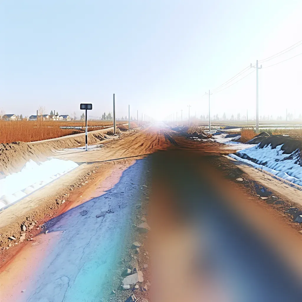 Caminos intransitables y vías obstruidas