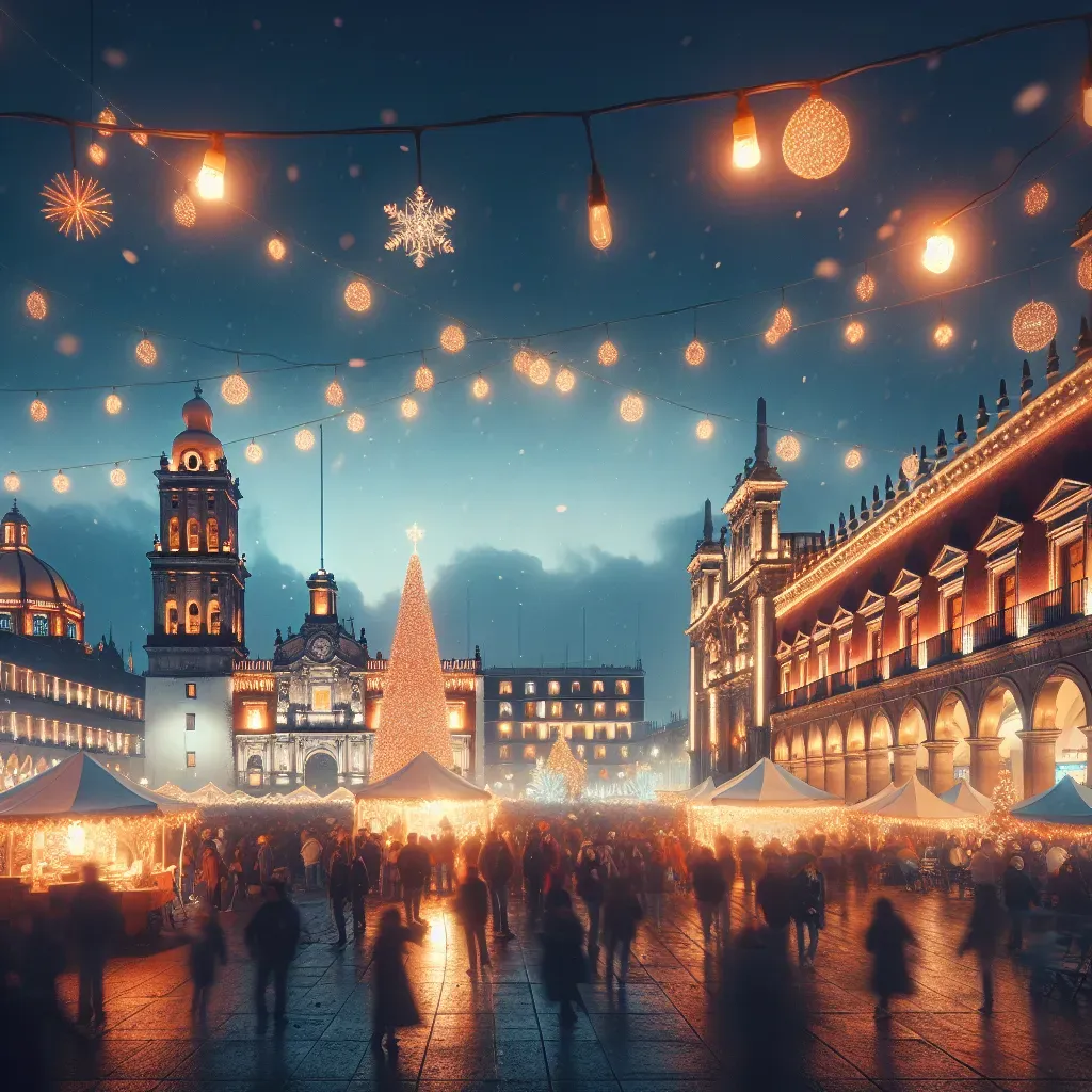 Celebración Nocturna de Invierno: Actividades y Horarios en el Zócalo