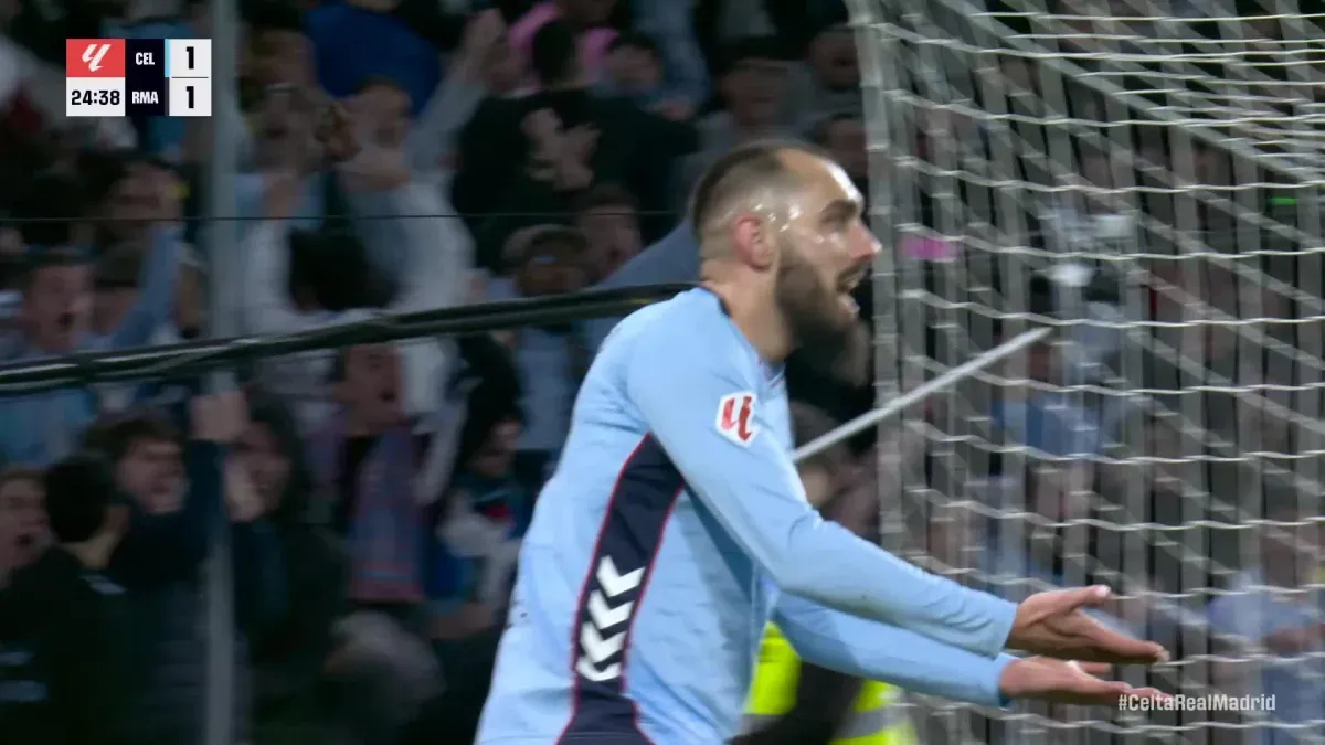 Celta de Vigo cae ante Real Madrid