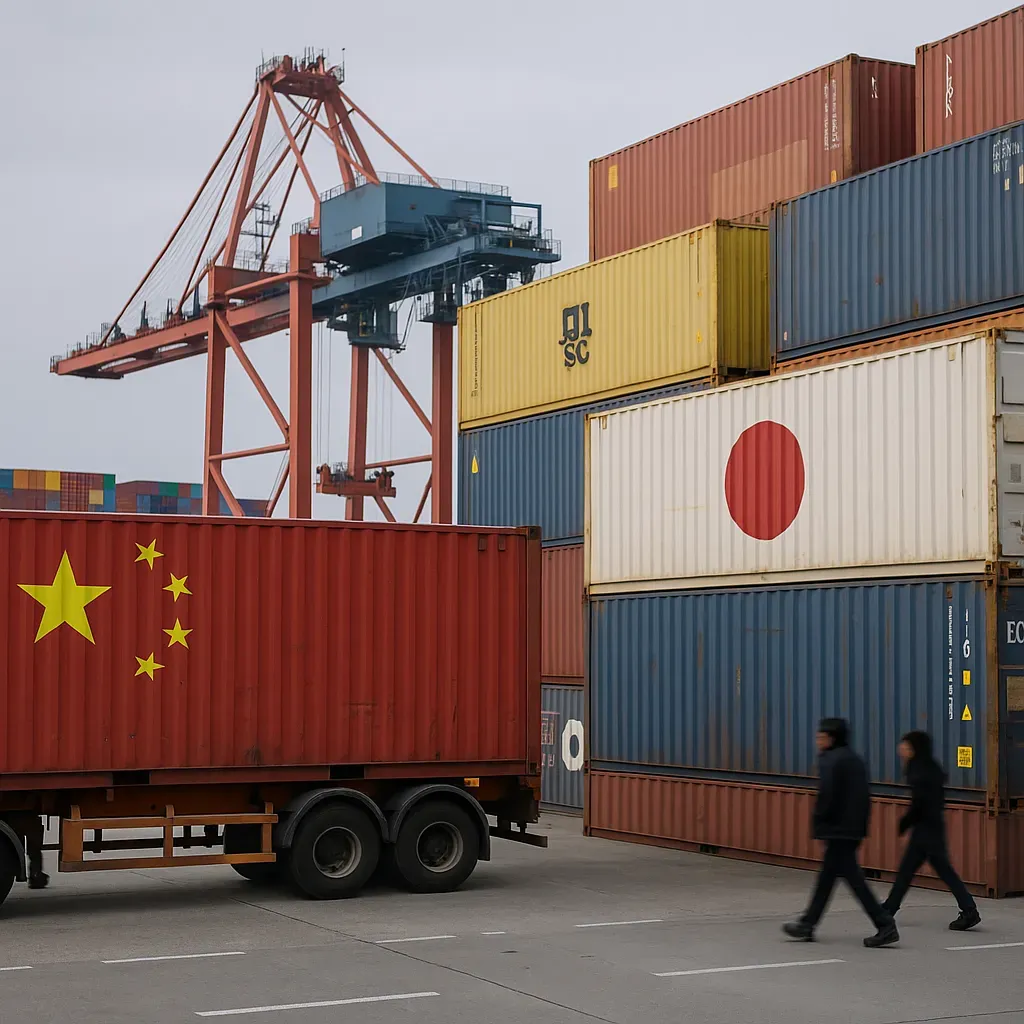 China aplica aranceles antidumping a productos japoneses.