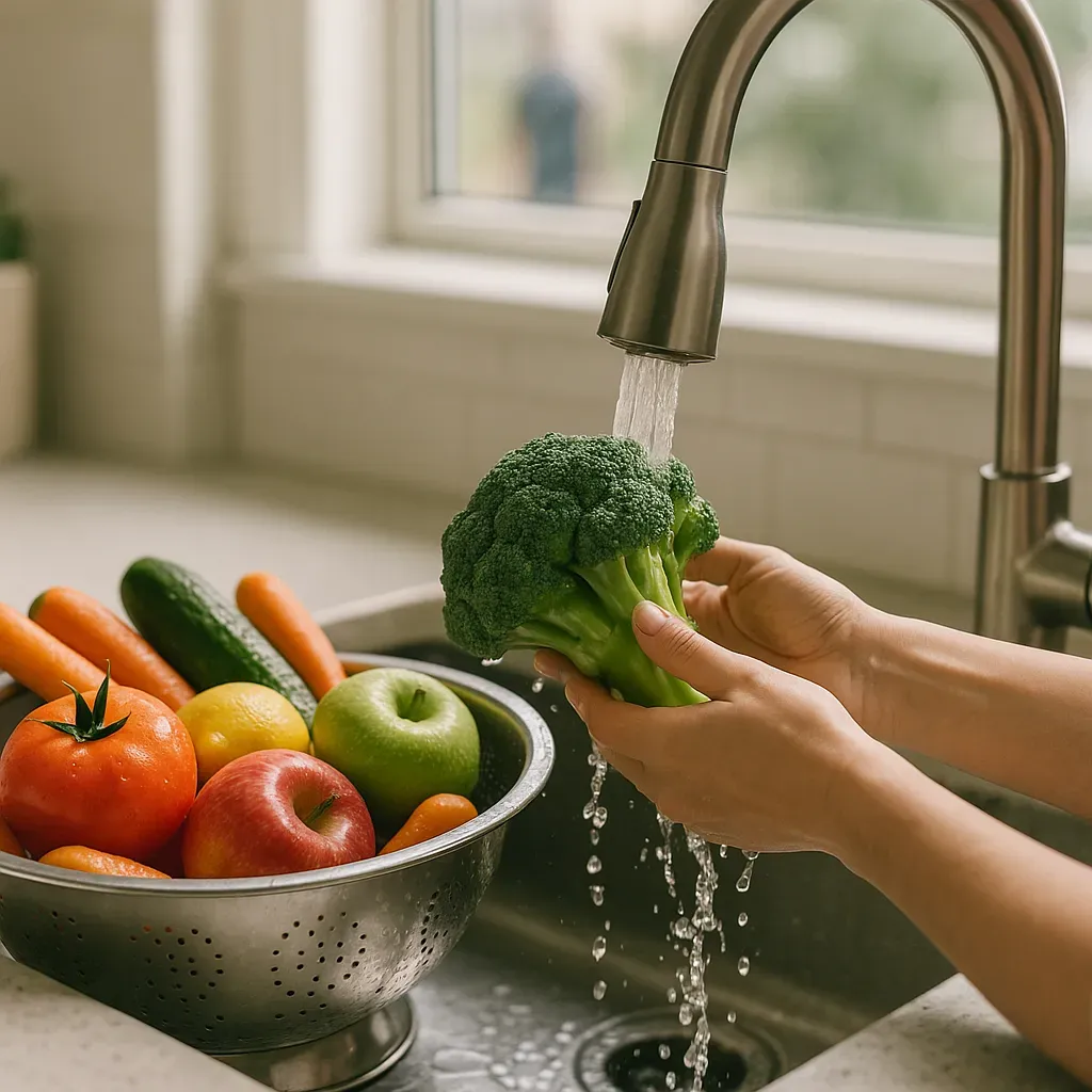 Cómo limpiar frutas y verduras correctamente