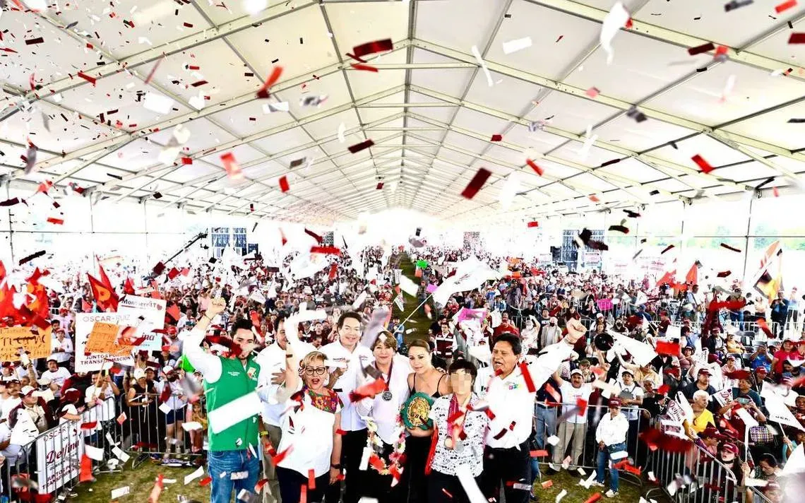 Compromiso de Delfina Gómez candidata al gobierno de Edomex de fomentar el deporte