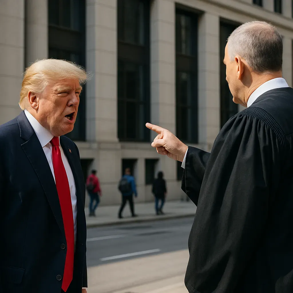 Confrontación entre Trump y juez en Chicago