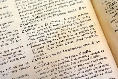 Conoce las dos versiones del diccionario de 1780