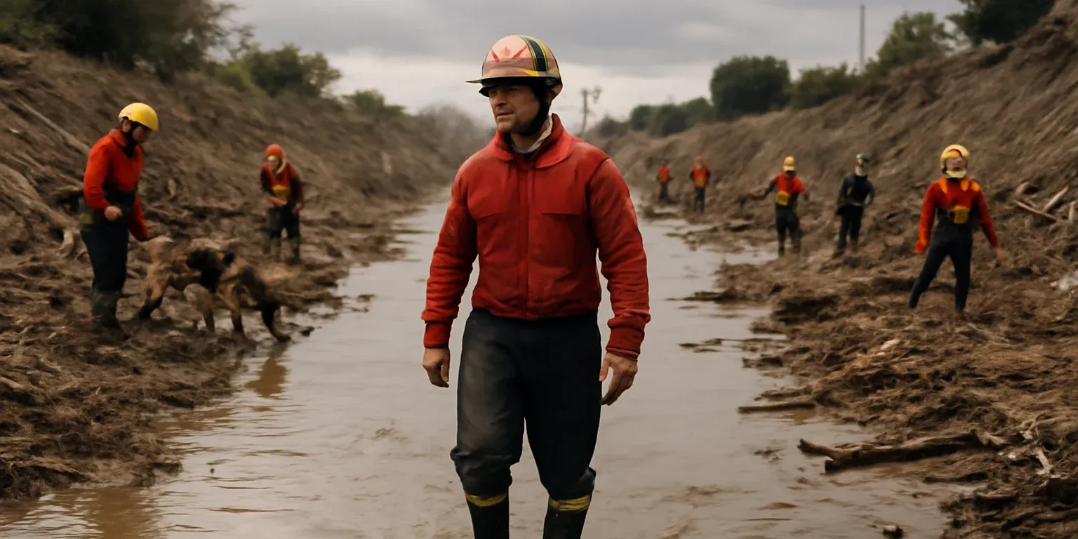 Continúa la búsqueda de joven desaparecido en canal tras lluvias en Monterrey