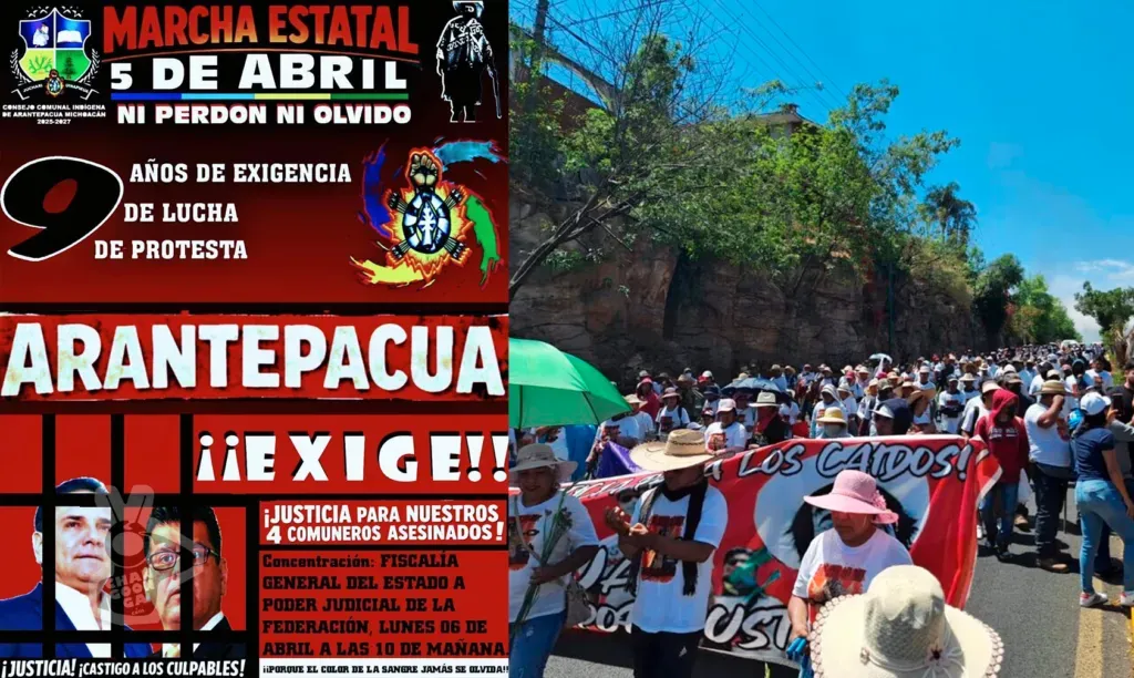Convocan Marcha Por Arantepacua: 9 Años Masacre