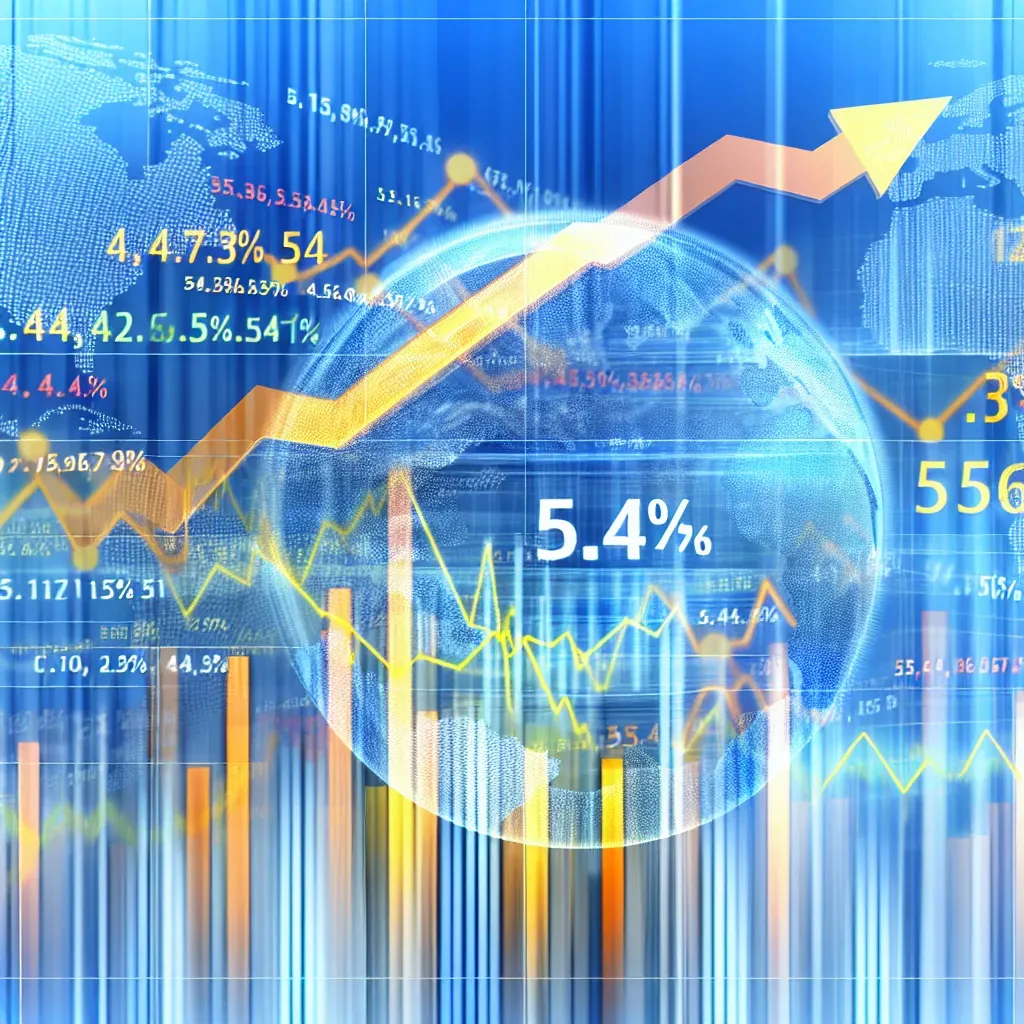 Crecimiento del 5.4% en economía china.