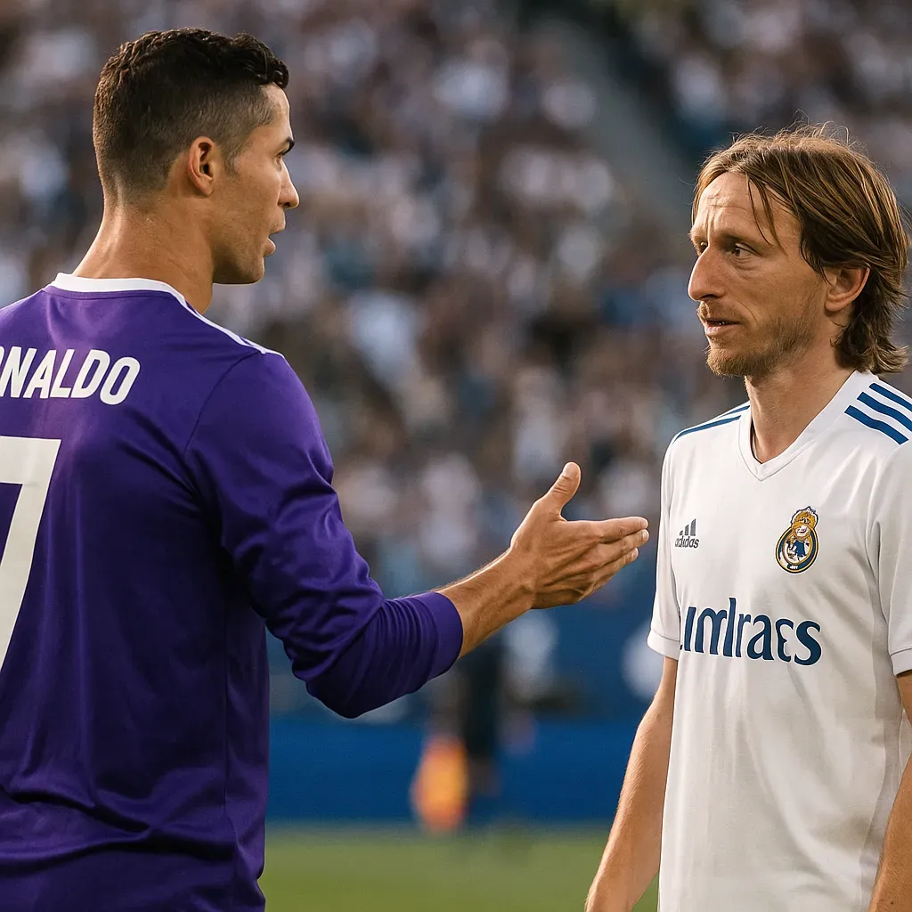 Cristiano Ronaldo a Modric: "Deseo que continúe jugando"