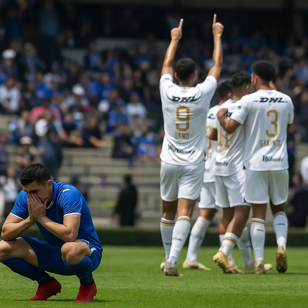 Cruz Azul sufre venganza de Pumas