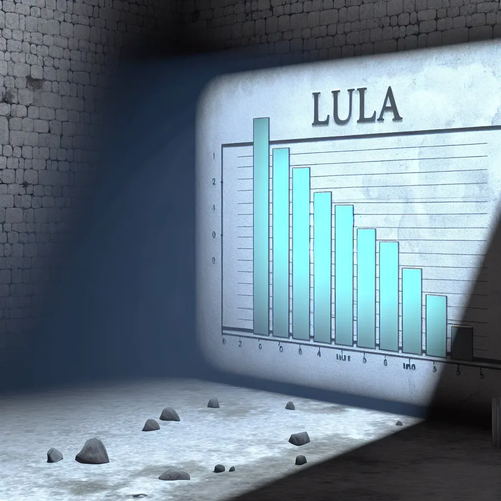 Desplome histórico de popularidad de Lula