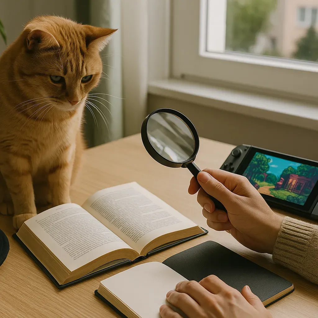Detectives acogedores y nuevos juegos indie.