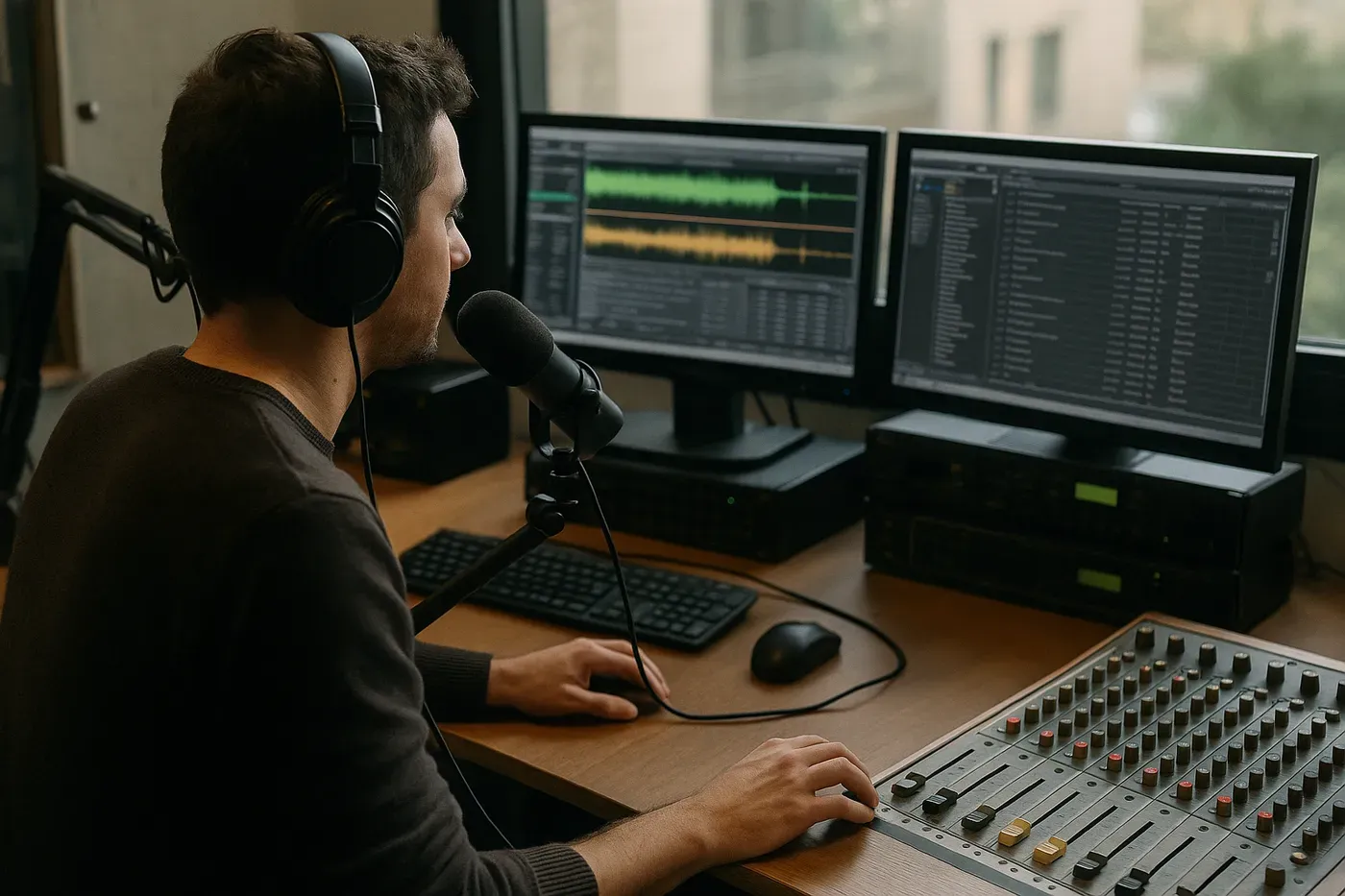 Detrás del micrófono: el equipo y la tecnología en TLX Radio