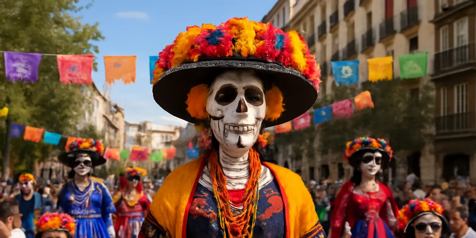 Día de Muertos llega a Madrid con desfile y fiesta mexicana