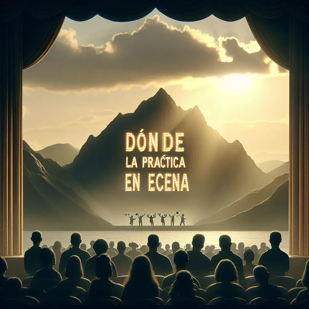 Donde la práctica brilla en escena