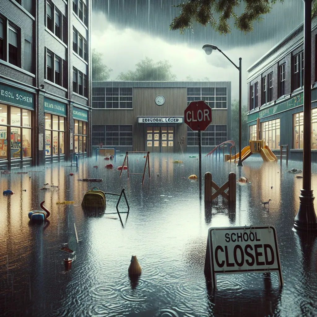¿Dónde y cuándo se suspenden clases por lluvias?