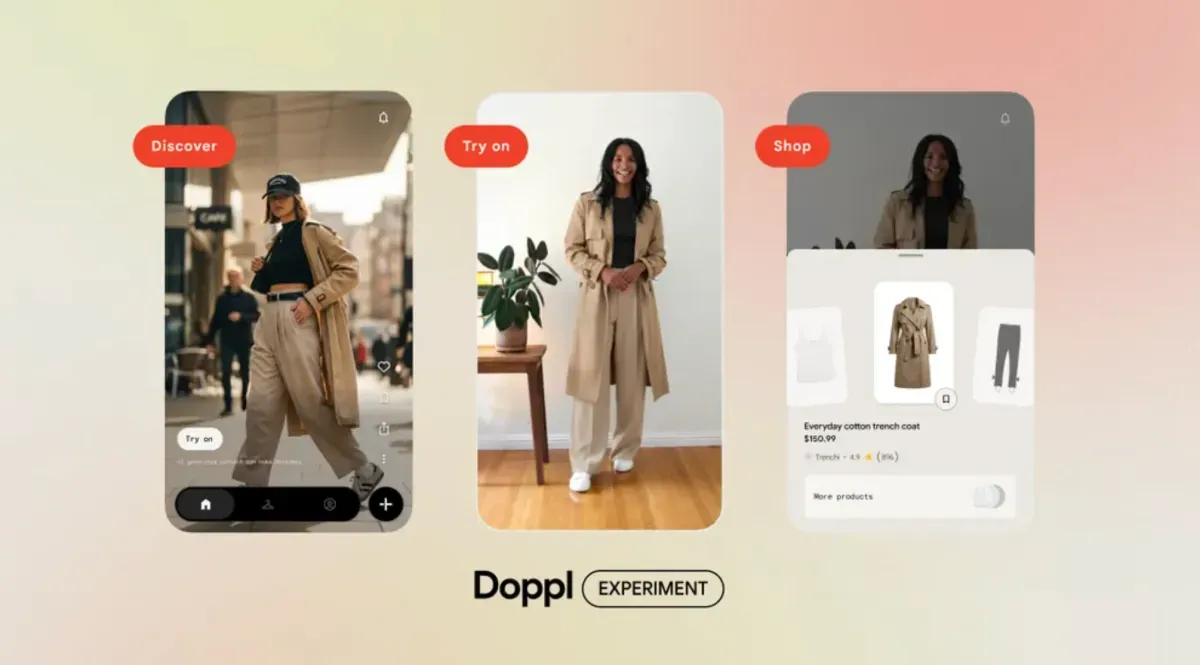 Doppl introduce un feed de compras.