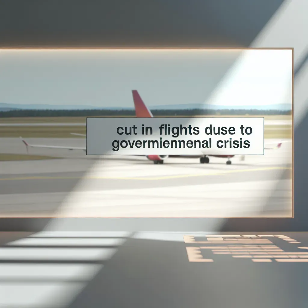 EEUU decreta recorte de vuelos por crisis gubernamental