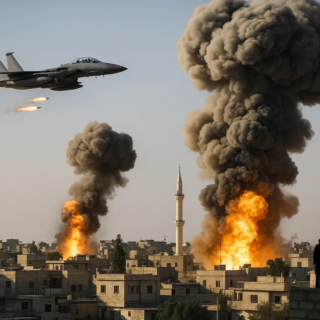 EEUU realiza intensos bombardeos a Irán