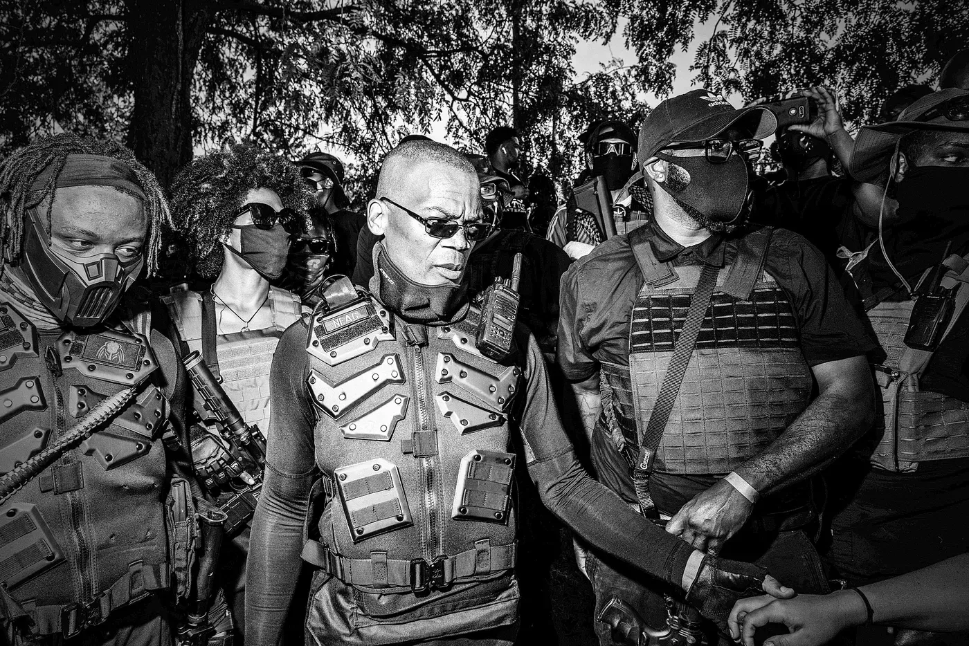 El hombre que lidera la mayor milicia afroamericana del EE UU